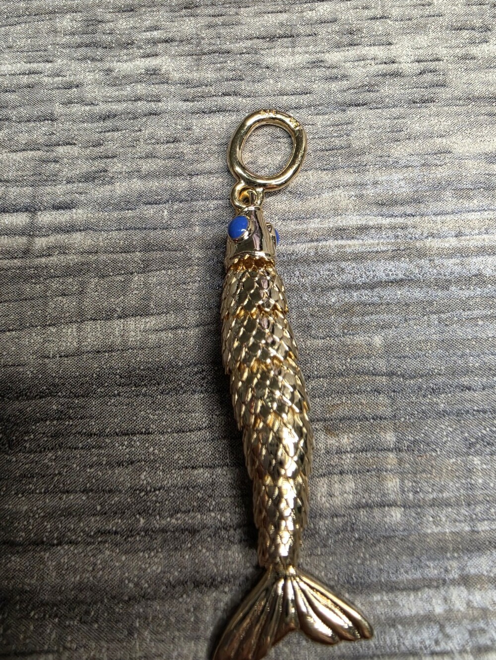 Pandora Articulated Fish Dangle Charm 14k gold plating